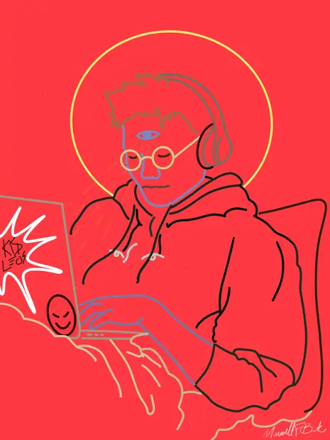 Drawing by Maxwell — click to enlarge